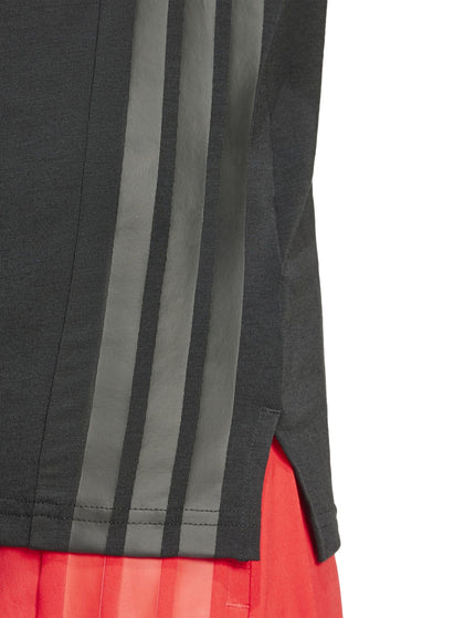 adidas Designed 4 Training 3-Stripes Tee - Black/Blackimages4- The Sports Edit