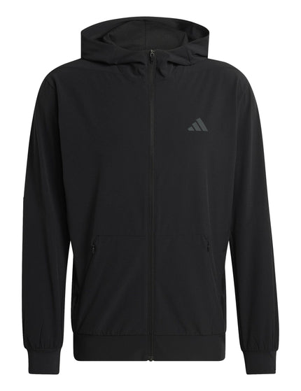 adidas "D4T Workout Full-Zip Hoodie - Blackimages6- The Sports Edit