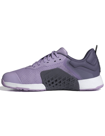 adidas Dropset 3 Strength Training Shoes - Powder Plum/Cloud White/Preloved Violetimages4- The Sports Edit