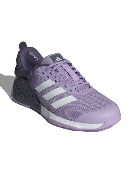 adidas Dropset 3 Strength Training Shoes - Powder Plum/Cloud White/Preloved Violetimages2- The Sports Edit
