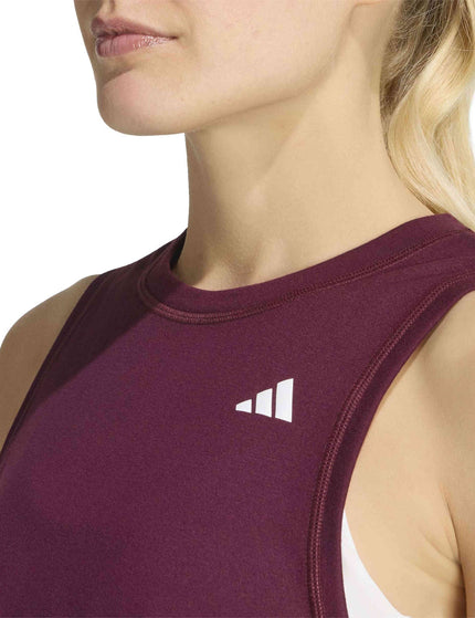 adidas Train Essentials Boxy Workout Tank Top - Maroonimages3- The Sports Edit