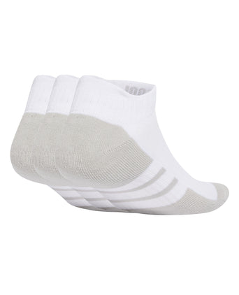 Essentials Climacool Low Cut Socks 3 Pairs - White/Grey Two