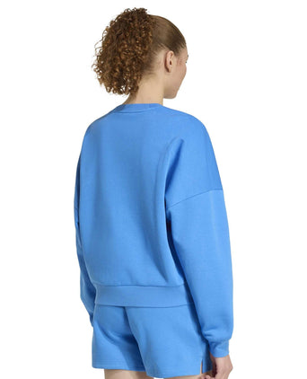 Essentials Small Logo Feelcozy Sweatshirt - Ray Blue/White