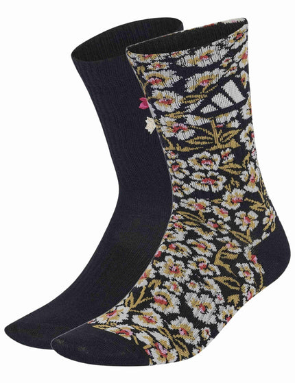 adidas adidas Farm Socks 2 Pair Pack - Multicolor/Black/Tactile Red/St Tropic Bloomimages1- The Sports Edit