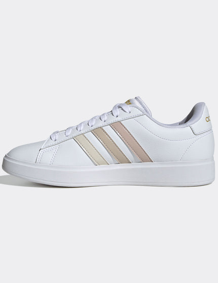 adidas Grand Court 2.0 Shoes - Cloud White/Wonder White/Wonder Beigeimages4- The Sports Edit