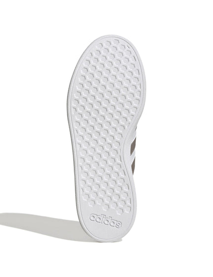 adidas Grand Court Base 2.0 Shoes - Cloud White/Platinum Metallicimages8- The Sports Edit