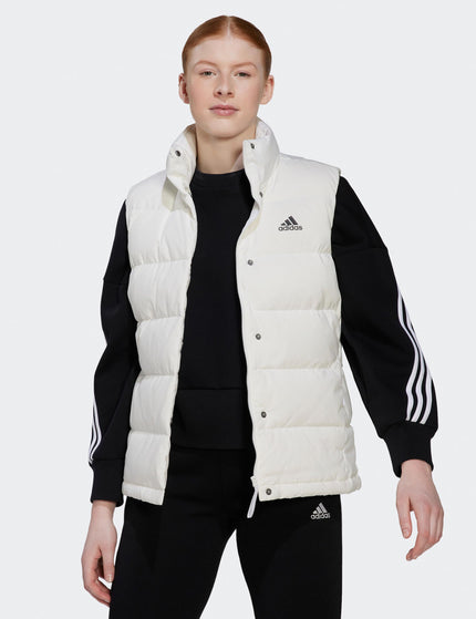 adidas Helionic Down Vest - Whiteimages1- The Sports Edit