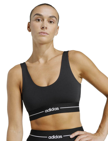 adidas Hyperglam Light Support Sports Bra - Blackimages3- The Sports Edit