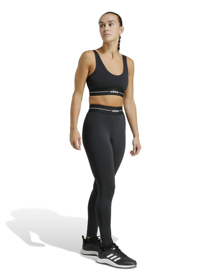 adidas Hyperglam Light Support Sports Bra - Blackimages5- The Sports Edit