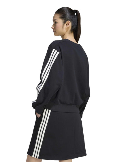 adidas adidas Kit 3-Stripes Sweatshirt - Black/Off Whiteimages2- The Sports Edit