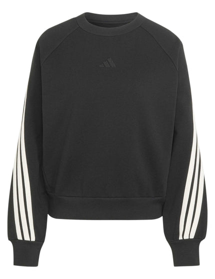 adidas adidas Kit 3-Stripes Sweatshirt - Black/Off Whiteimages6- The Sports Edit