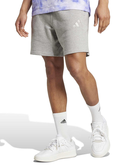 adidas All Szn French Terry Shorts - Medium Grey Heatherimages1- The Sports Edit