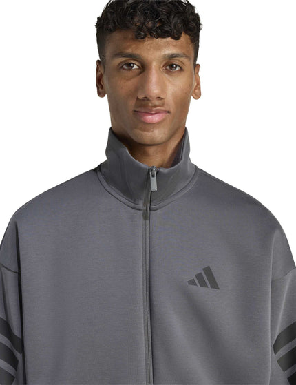 adidas 3-Stripes Woven Track Jacket - Greyimages3- The Sports Edit