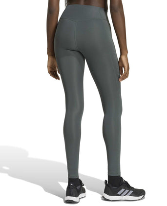 Optime Essentials Stash Pocket Full-Length Leggings - Legend Ivy