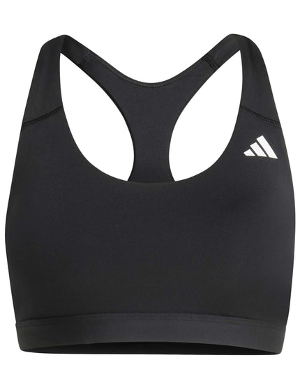 adidas Optime Essentials Workout Medium Support Bra - Blackimages6- The Sports Edit