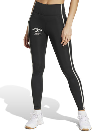 Optime Heritage 7/8 Leggings - Black/Chalk White