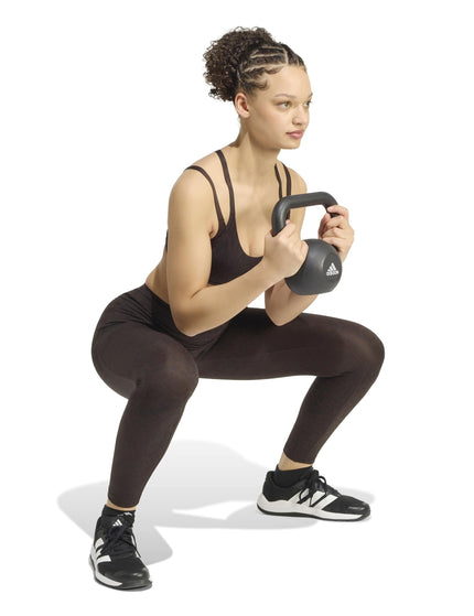 adidas Optime Primelift Snake 7/8 Leggings - Aurora Coffee/Blackimages4- The Sports Edit