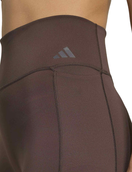 adidas Optime Workout 3-Stripes 7/8 Leggings - Aurora Coffeeimages3- The Sports Edit