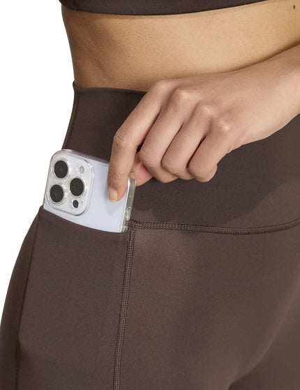 adidas Optime Workout 3-Stripes 7/8 Leggings - Aurora Coffeeimages4- The Sports Edit
