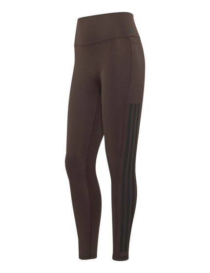 adidas Optime Workout 3-Stripes 7/8 Leggings - Aurora Coffeeimages7- The Sports Edit