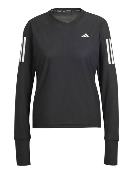 adidas Own The Run Long Sleeve Tee - Blackimages7- The Sports Edit