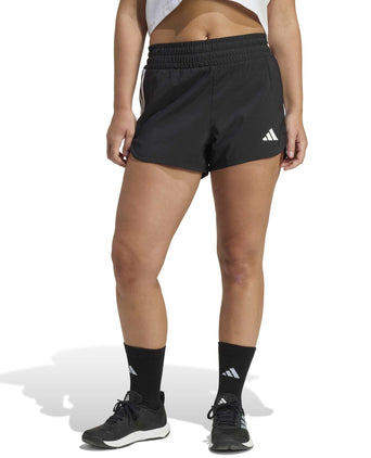 Pacer Workout Woven High Waisted Shorts - Black/White