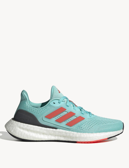 adidas Pureboost 23 Shoes - Flash Aqua/Bright Red/Crystal Whiteimages1- The Sports Edit