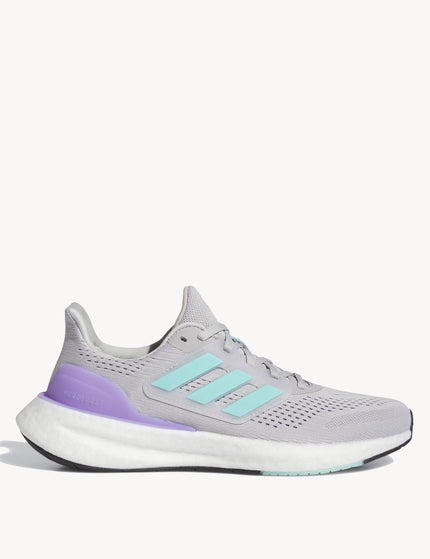 adidas Pureboost 23 Shoes - Grey Two/Flash Aqua/Cloud Whiteimages1- The Sports Edit