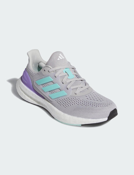 adidas Pureboost 23 Shoes - Grey Two/Flash Aqua/Cloud Whiteimages2- The Sports Edit