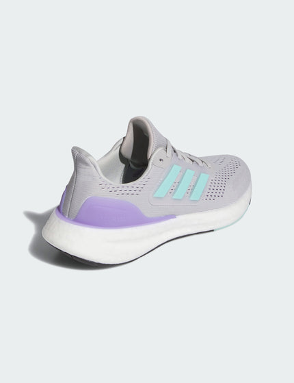 adidas Pureboost 23 Shoes - Grey Two/Flash Aqua/Cloud Whiteimages3- The Sports Edit
