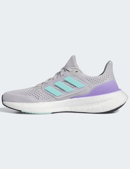 adidas Pureboost 23 Shoes - Grey Two/Flash Aqua/Cloud Whiteimages4- The Sports Edit