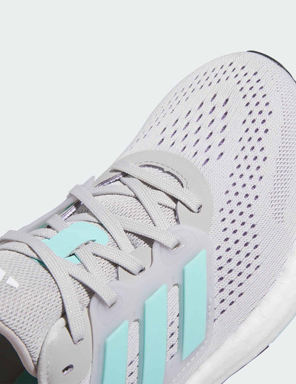 adidas Pureboost 23 Shoes - Grey Two/Flash Aqua/Cloud Whiteimages7- The Sports Edit