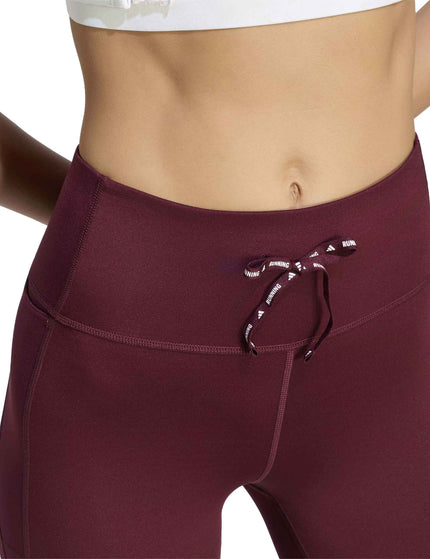 adidas Run Essentials Full Length Leggings - Maroonimages3- The Sports Edit