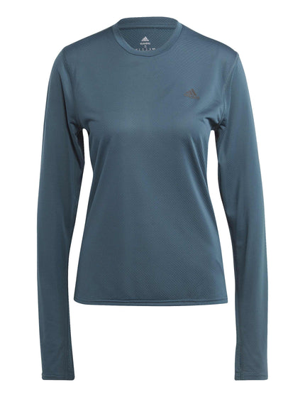 adidas Run Icons Running Long-Sleeve Top - Arctic Nightimages6- The Sports Edit