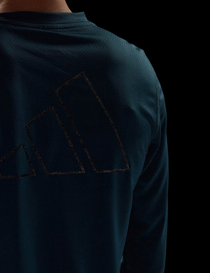 adidas Run Icons Running Long-Sleeve Top - Arctic Nightimages4- The Sports Edit