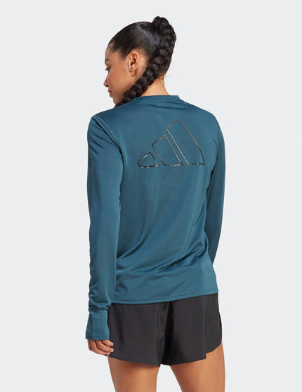 adidas Run Icons Running Long-Sleeve Top - Arctic Nightimages2- The Sports Edit