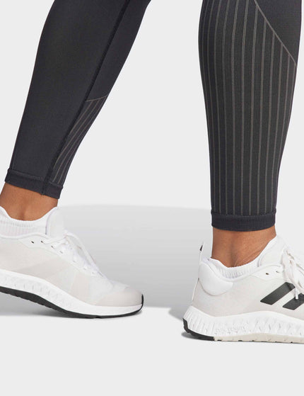 Adidas Seamless Branded 7/8 Leggings - Blackimages6- The Sports Edit