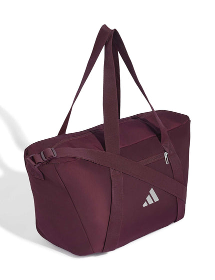 adidas Sport Bag - Maroon/Silver Metallicimages3- The Sports Edit