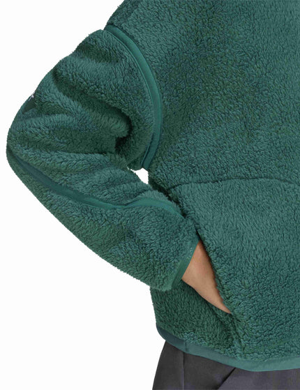 adidas Terrex Multi High Pile Fleece Pullover - Collegiate Greenimages4- The Sports Edit