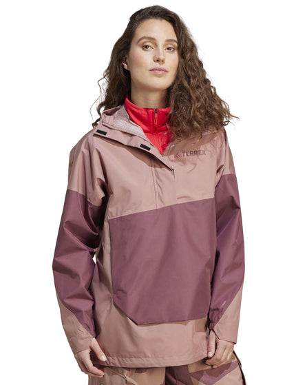 adidas Terrex Xploric 2.5L Climaproof Anorak - Warm Clayimages1- The Sports Edit