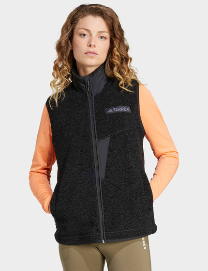 adidas Terrex Xploric High Pile Fleece Vest - Blackimages1- The Sports Edit