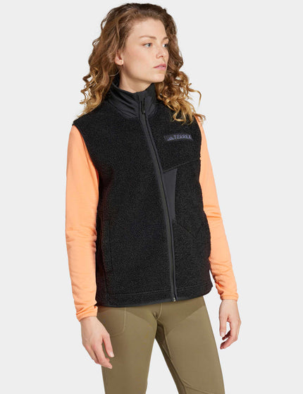 adidas Terrex Xploric High Pile Fleece Vest - Blackimages5- The Sports Edit