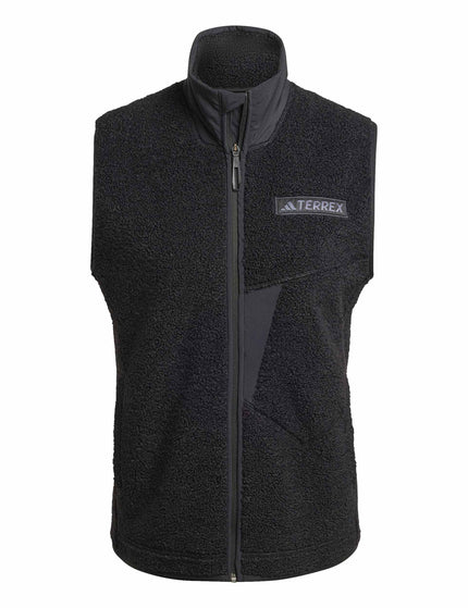 adidas Terrex Xploric High Pile Fleece Vest - Blackimages6- The Sports Edit