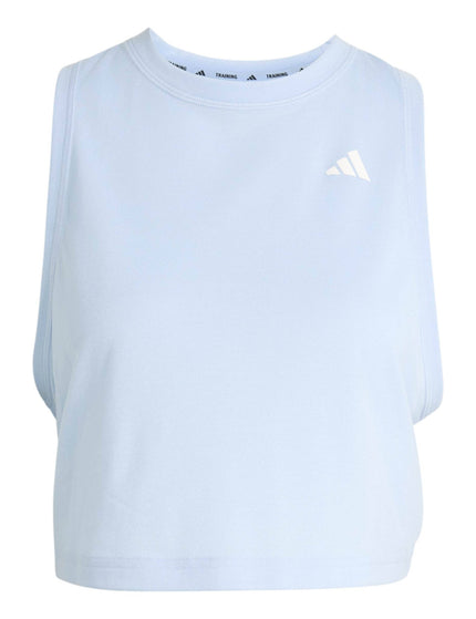 adidas Train Essentials Boxy Workout Tank Top - Glow Blueimages5- The Sports Edit