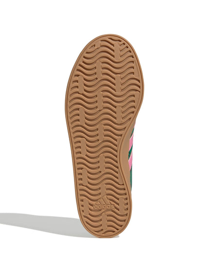 adidas VL Court 3.0 Shoes - Court Green/Bliss Pink/Gold Metallicimages6- The Sports Edit