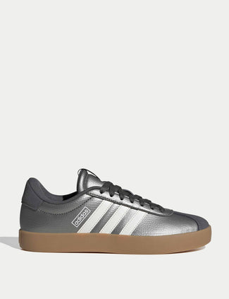 VL Court 3.0 Shoes - Iron Metallic/Core White/Grey Five