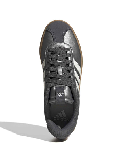 adidas VL Court 3.0 Shoes - Iron Metallic/Core White/Grey Fiveimages5- The Sports Edit
