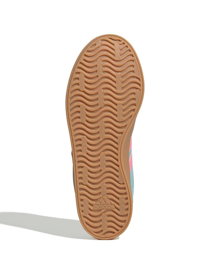 adidas VL Court 3.0 Shoes - Mint Ton/Bliss Pink/Gold Metallicimages6- The Sports Edit