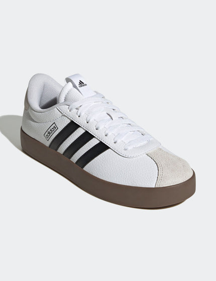 adidas VL Court 3.0 Shoes - Cloud White/Core Black/Grey Oneimages2- The Sports Edit