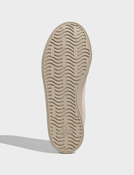 adidas VL Court 3.0 Shoes - Wonder White/Clear Pink/Gold Metallicimages6- The Sports Edit